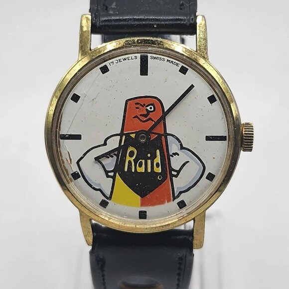 RAID Watch Hand-Wound Spray Can 100% Working Condition  RARE‎ Vintage - Picture 1 of 13